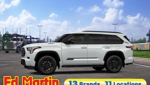 Wind Chill Pearl 2026 Toyota Sequoia Platinum