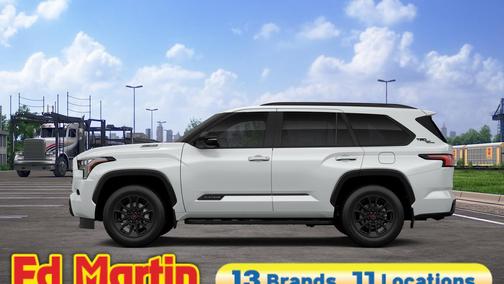 Wind Chill Pearl 2026 Toyota Sequoia Platinum