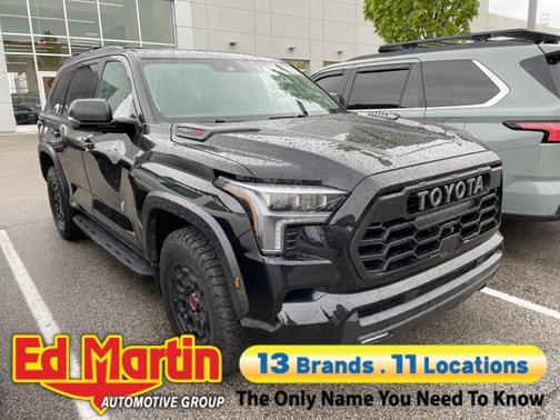 Midnight Black Metallic 2023 Toyota Sequoia TRD Pro