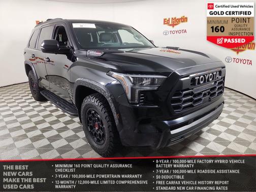 Midnight Black Metallic 2023 Toyota Sequoia TRD Pro
