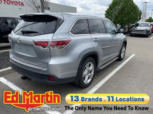 Silver Sky Metallic 2015 Toyota Highlander Limited