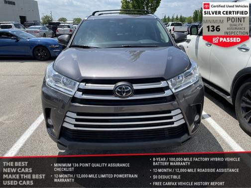 Predawn Gray Mica 2017 Toyota Highlander XLE