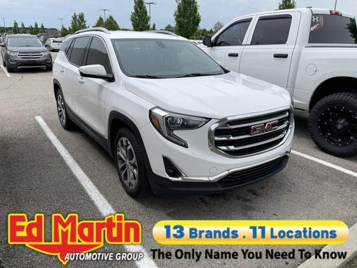 Summit White 2019 GMC Terrain SLT
