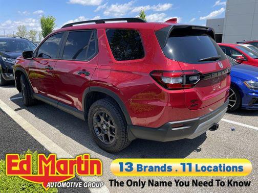 Radiant Red 2025 Honda Pilot TrailSport