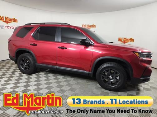 Radiant Red 2025 Honda Pilot TrailSport
