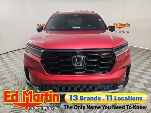 Radiant Red 2025 Honda Pilot TrailSport