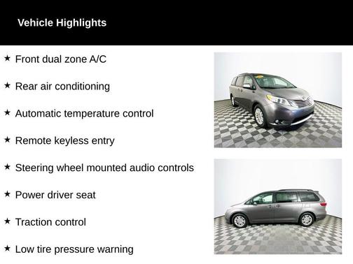 2015 Toyota Sienna XLE