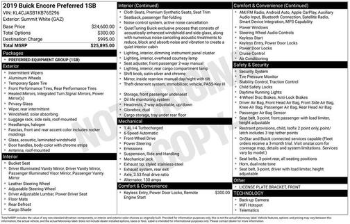 2019 Buick Encore Preferred