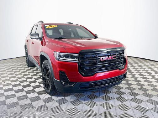 Red 2023 GMC Acadia SLE
