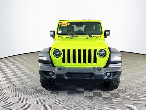 Green 2021 Jeep Wrangler Unlimited Sport