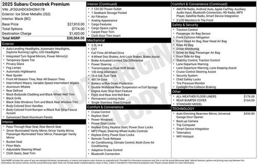 2025 Subaru Crosstrek Premium