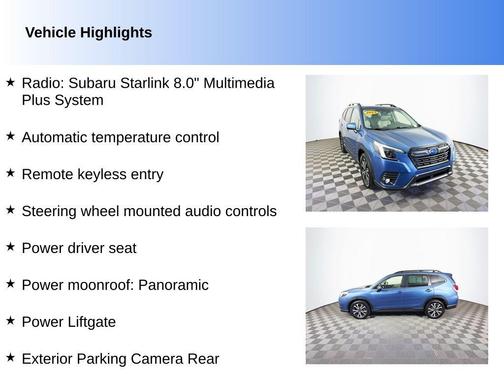 Horizon Blue Pearl 2022 Subaru Forester Limited