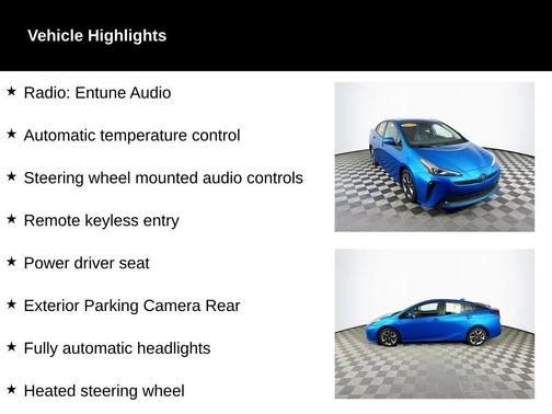 2019 Toyota Prius XLE