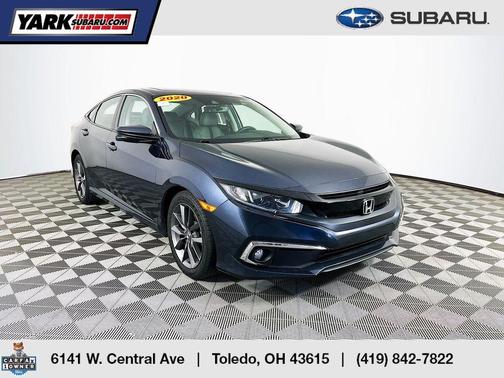 Blue 2020 Honda Civic EX-L