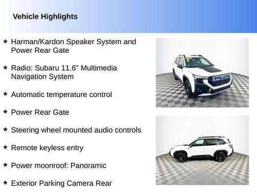 White 2026 Subaru Forester Wilderness