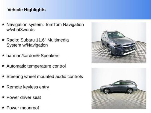 Gray 2025 Subaru Outback Touring