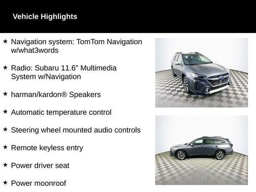 Gray 2025 Subaru Outback Touring