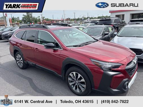 Red 2025 Subaru Outback Limited