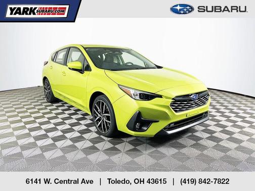 Yellow 2026 Subaru Impreza Sport