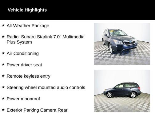 Dark Gray Metallic 2016 Subaru Forester 2.5i Premium