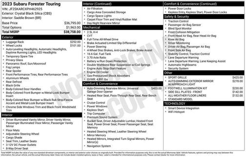 2023 Subaru Forester Touring