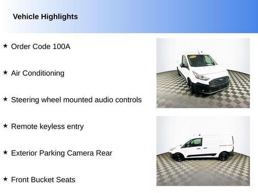 White 2019 Ford Transit Connect XL