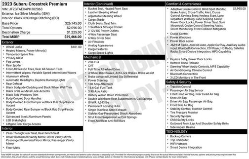 2023 Subaru Crosstrek Premium