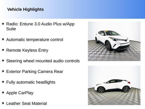 White 2019 Toyota C-HR Limited