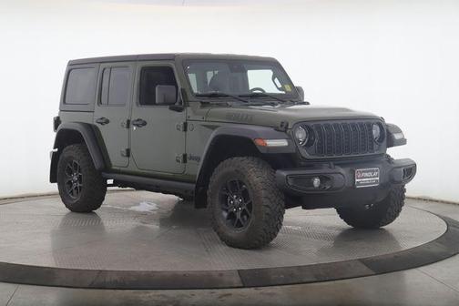 Sarge Green Clearcoat 2024 Jeep Wrangler Willys