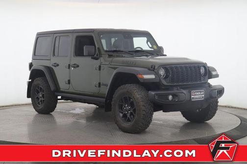 Sarge Green Clearcoat 2024 Jeep Wrangler Willys