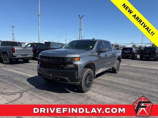 Gray 2021 Chevrolet Silverado 1500 Custom Trail Boss