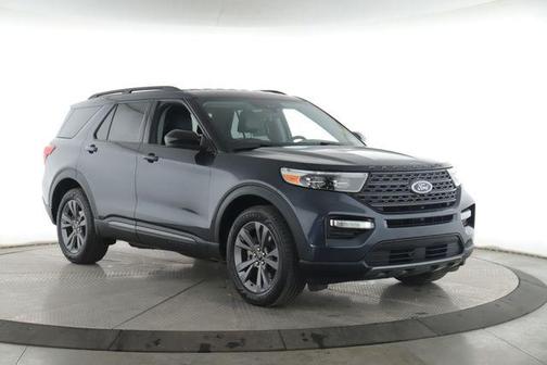 Stone Blue Metallic 2023 Ford Explorer XLT