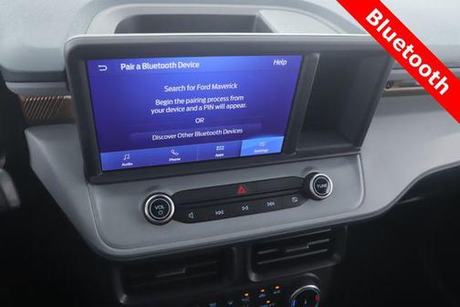 Blue 2022 Ford Maverick Lariat