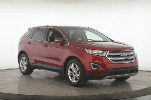 Burgundy 2016 Ford Edge SEL