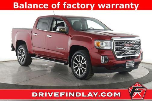 Cayenne Red 2021 GMC Canyon Denali