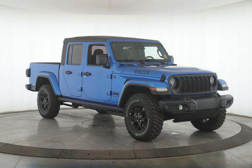 Hydro Blue Pearlcoat 2026 Jeep Gladiator Willys 4x4