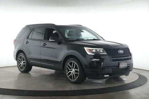 Shadow Black 2018 Ford Explorer Sport