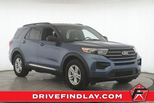 Blue Metallic 2020 Ford Explorer XLT