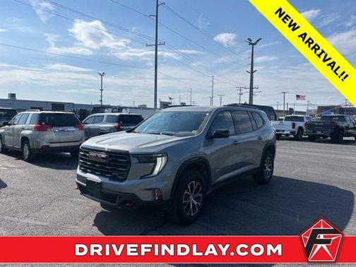 Gray 2025 GMC Acadia AT4 AWD