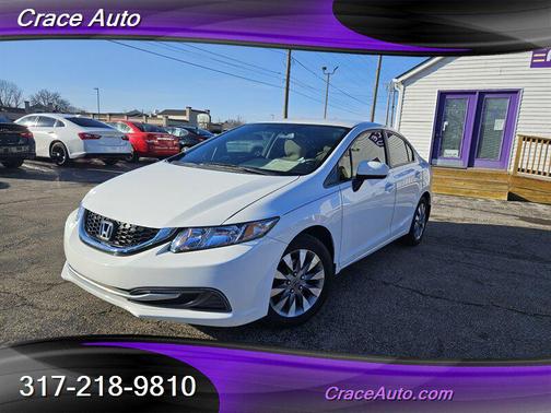 Taffeta White 2015 Honda Civic LX Sedan