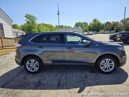 White Platinum Metallic Tri-Coat 2017 Ford Edge SEL