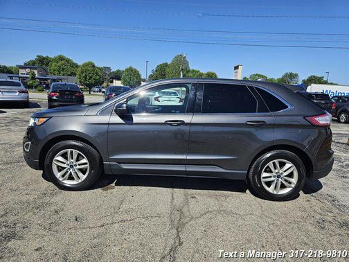 White Platinum Metallic Tri-Coat 2017 Ford Edge SEL