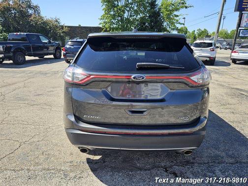 White Platinum Metallic Tri-Coat 2017 Ford Edge SEL