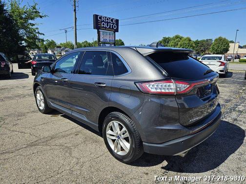 White Platinum Metallic Tri-Coat 2017 Ford Edge SEL