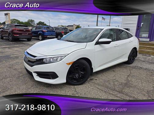 Taffeta White 2016 Honda Civic LX