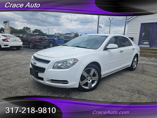 Summit White 2012 Chevrolet Malibu 1LT