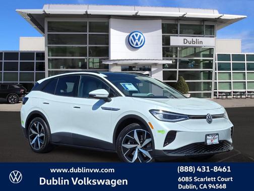 Opal White Pearl Effect 2023 Volkswagen ID.4 Pro S