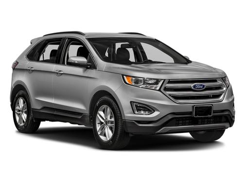 White Platinum Clearcoat Metallic 2018 Ford Edge Titanium