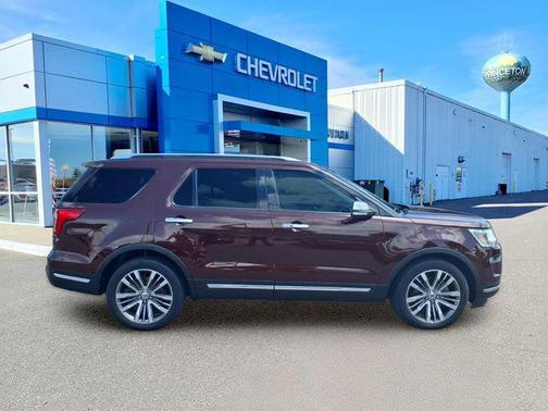 Burgundy 2018 Ford Explorer Platinum