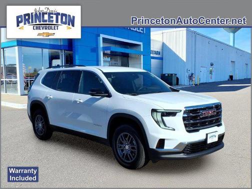 Summit White 2025 GMC Acadia AWD Elevation